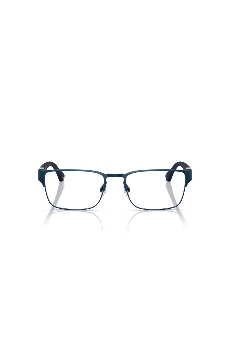 Emporio Armani 55mm Square optical glasses, Alternate, color, Blue