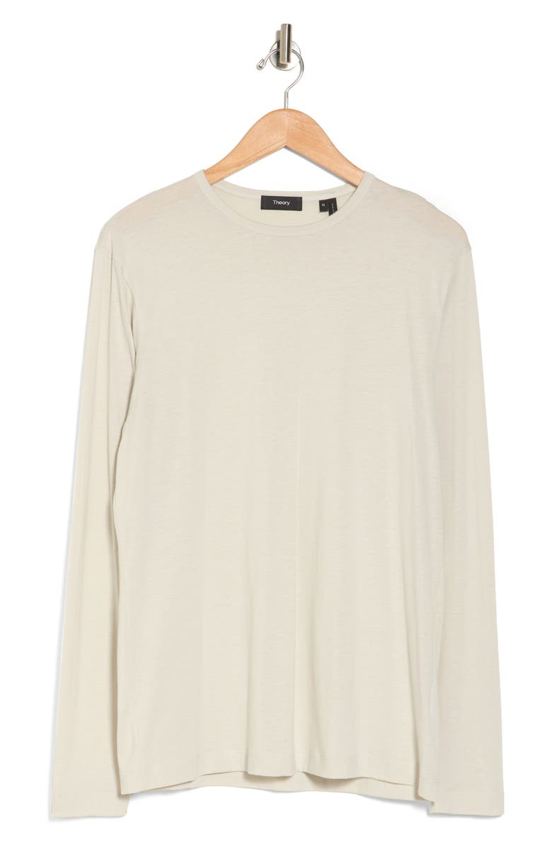 Theory Precise Long Sleeve T-Shirt, Alternate, color, Vapor