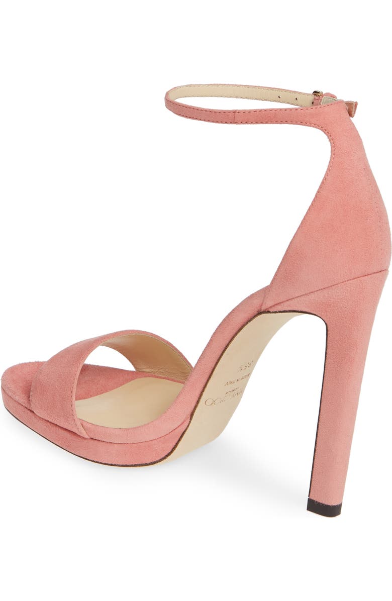 Jimmy Choo Misty Suede Platform Sandal, Alternate, color,
