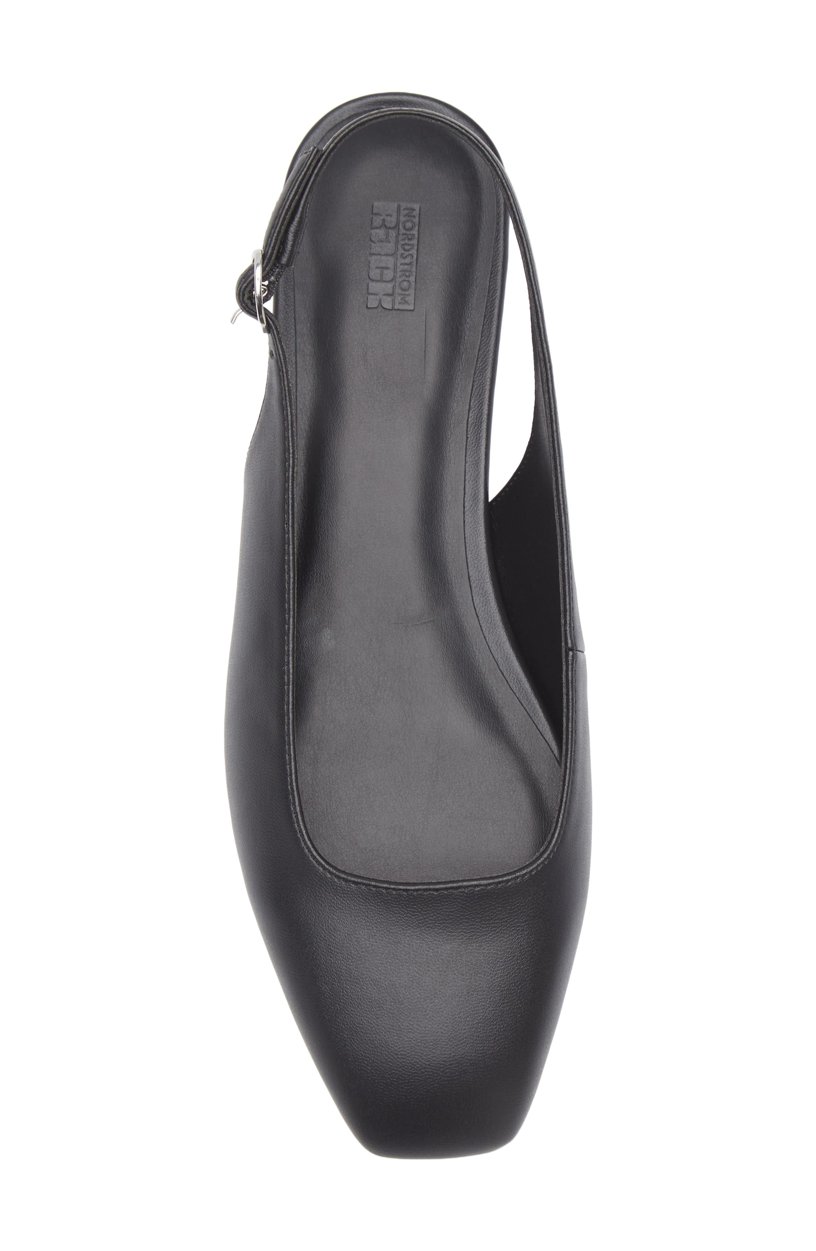 NORDSTROM RACK Joey Slingback Flat, Alternate, color, Black