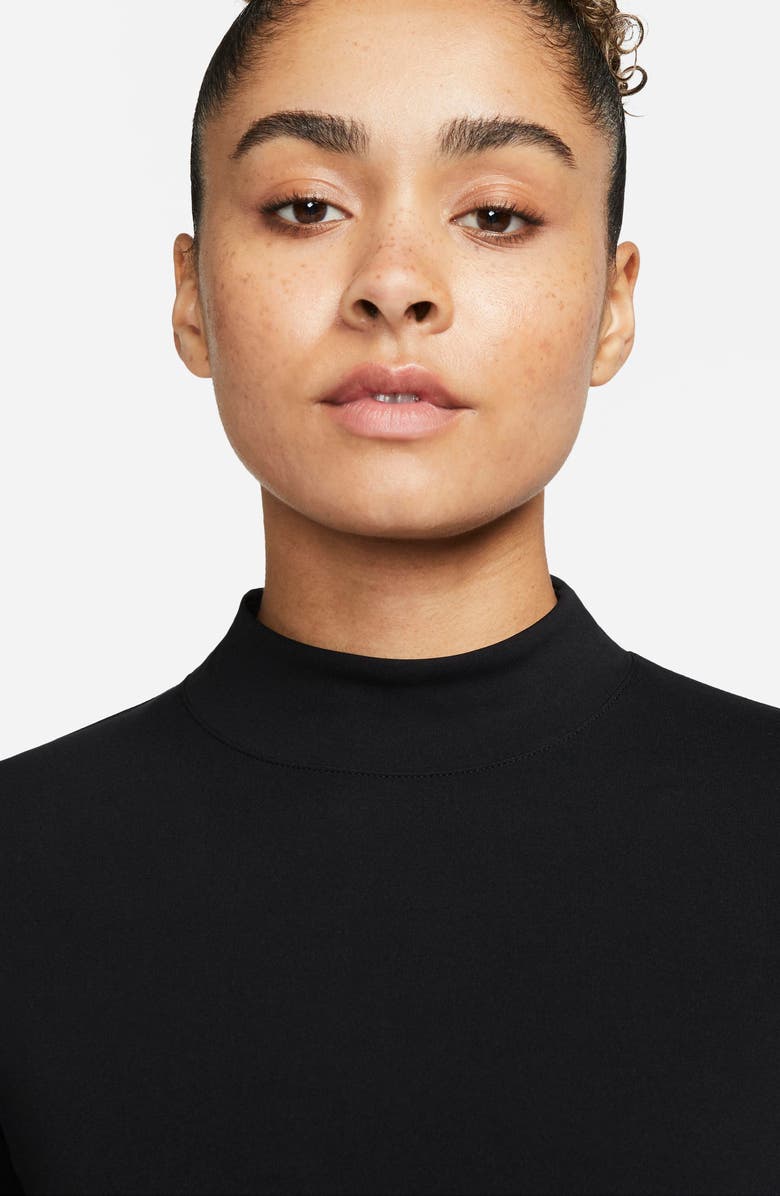 Nike Dri-FIT Luxe Long Sleeve Crop Top, Alternate, color, 