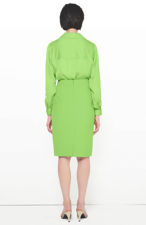 As By Df Evil Eye Blouse In Paradise Green