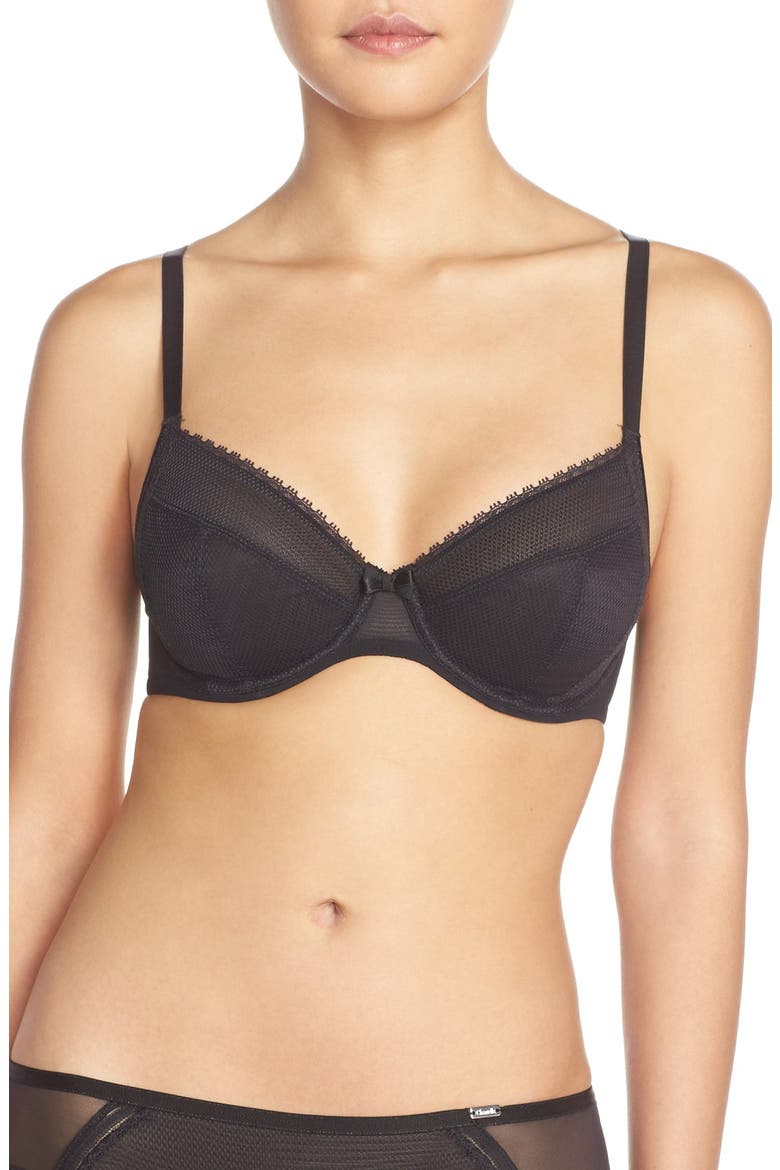 Lingerie Parisian Underwire Bra, Main, color, MOCHA