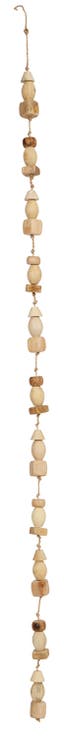 72"L Mango Wood Bead Garland