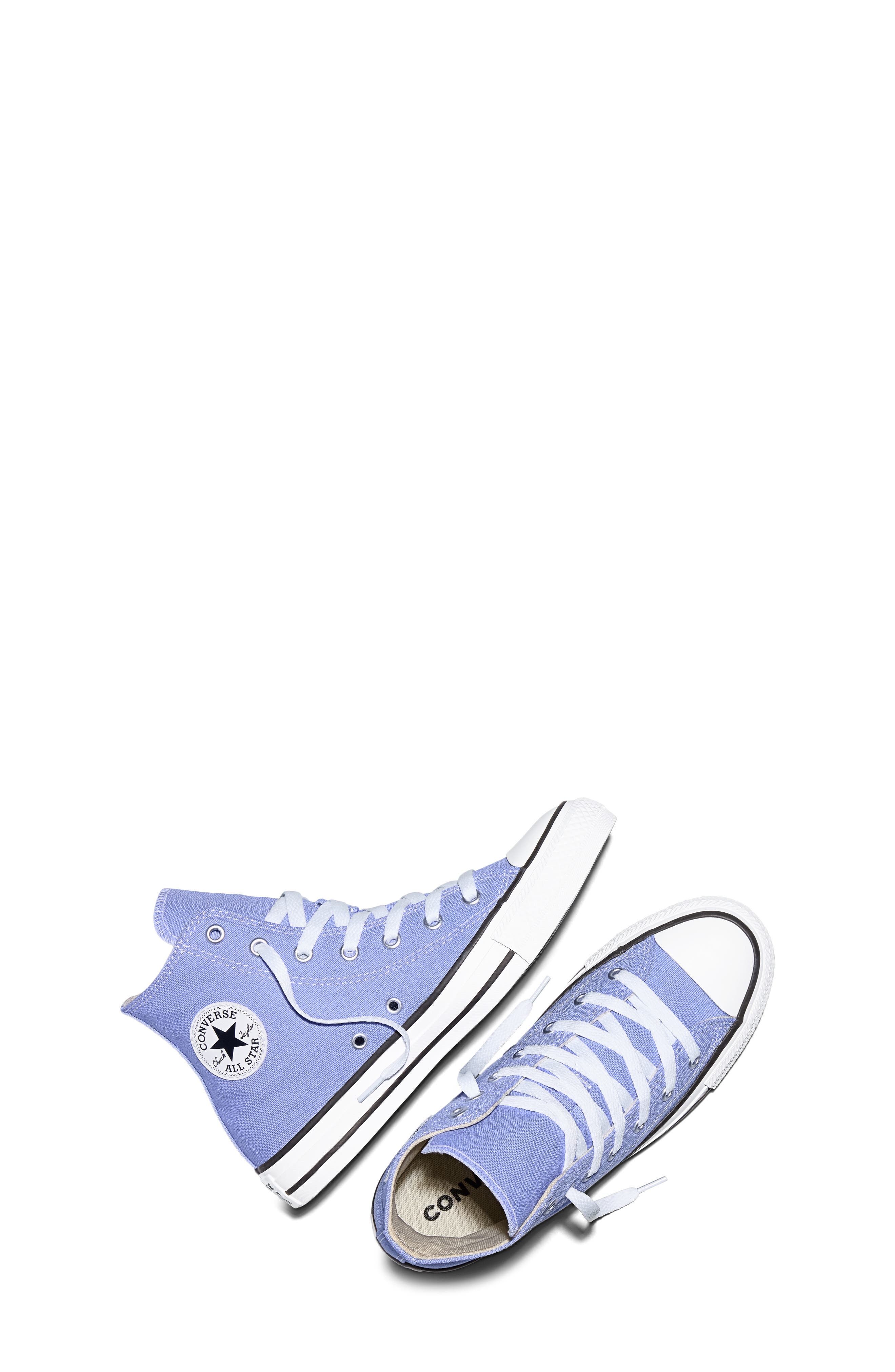 Converse Gender Inclusive Converse Chuck Taylor All Star Canvas High Top Sneaker, Alternate, color, Very Peri