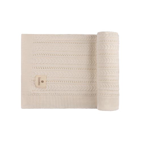 Ely's & Co. Looms Cable Pointelle Flat Collection In White