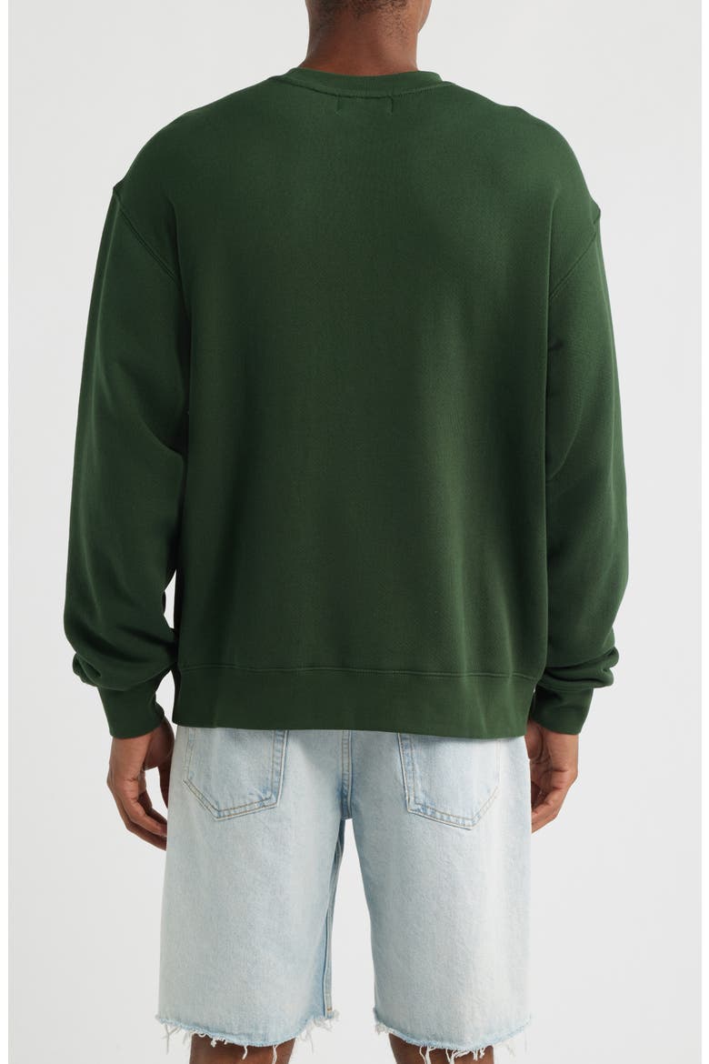 Diner Graphic Sweatshirt, Alternate, color, FOREST