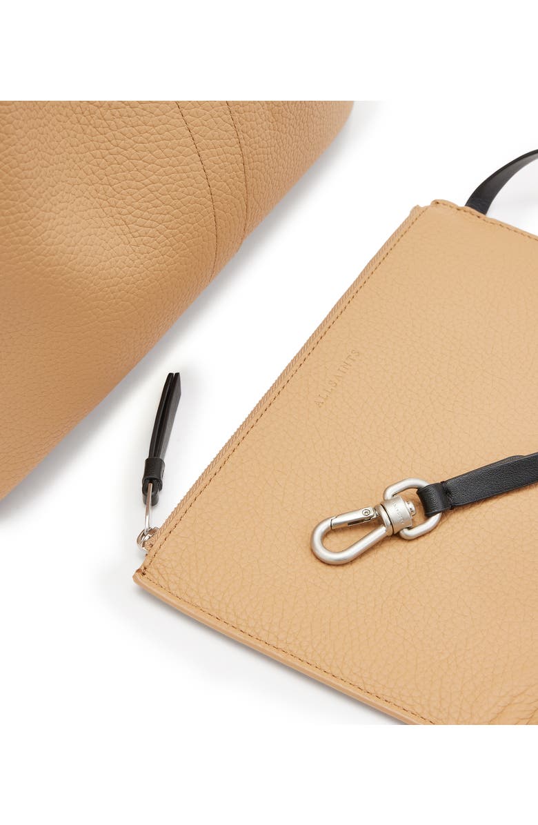 AllSaints Small Allington Tote, Alternate, color, Tan Brown