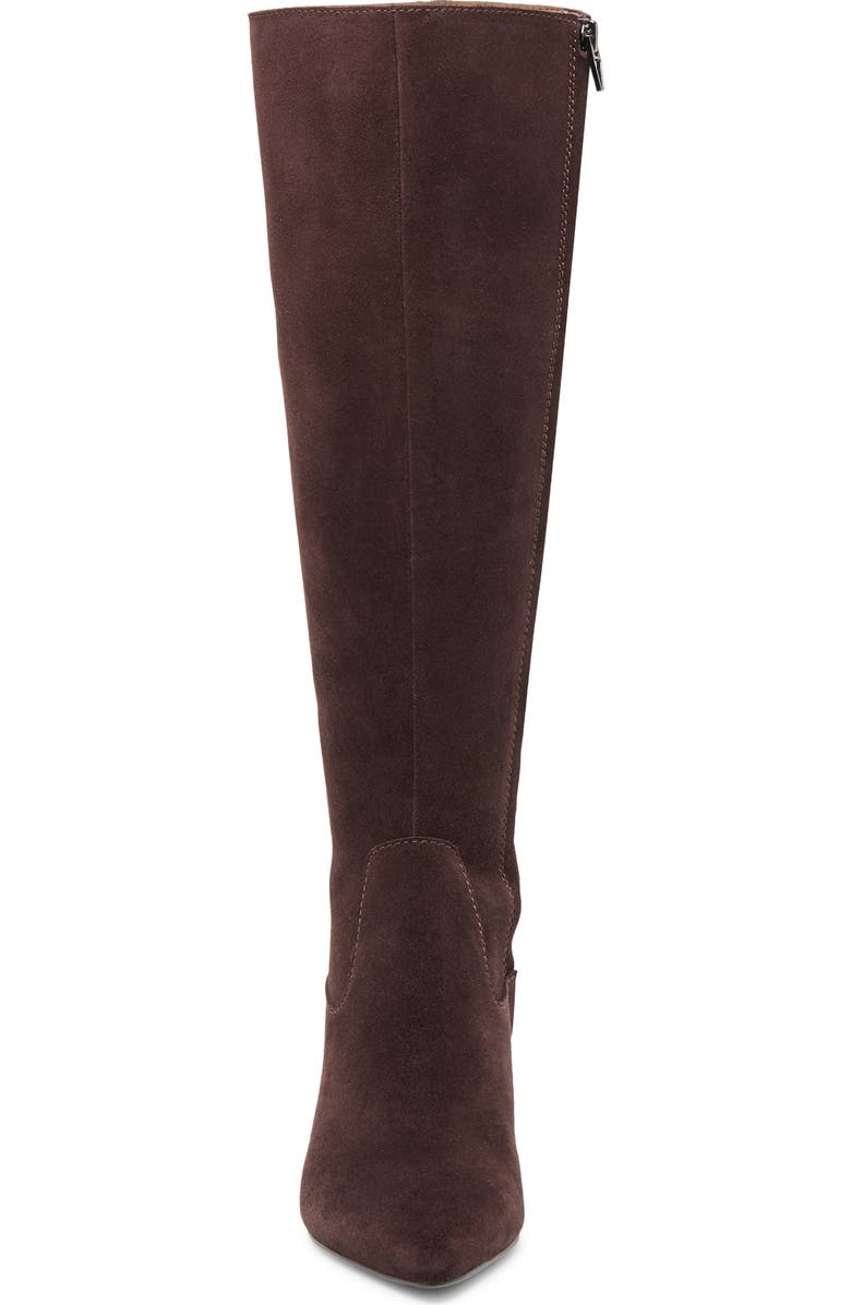 Dolce Vita Attie H2O Water Resistant Knee High Boot, Alternate, color, Mahogany Suede H2o