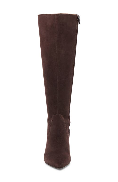 Dolce Vita Attie H2o Water Resistant Knee High Boot In Brown
