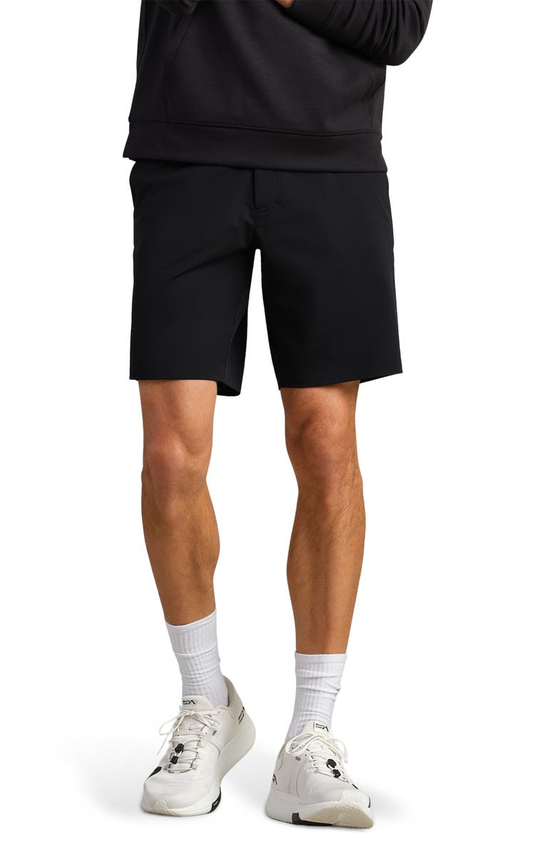 Rhone Commuter Flyweight Shorts, Main, color, Pure Black
