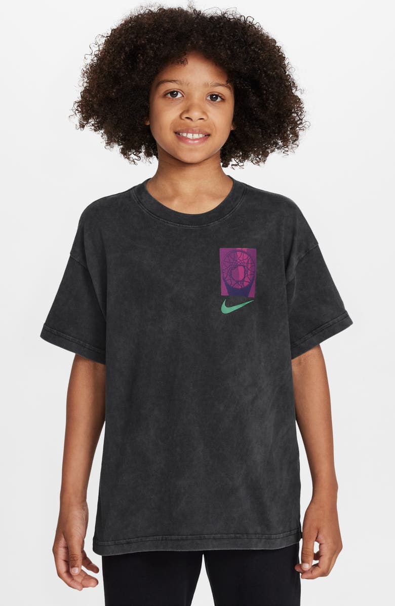 Nike Kids' Basketball Square Max90 Graphic T-Shirt, Main, color, 