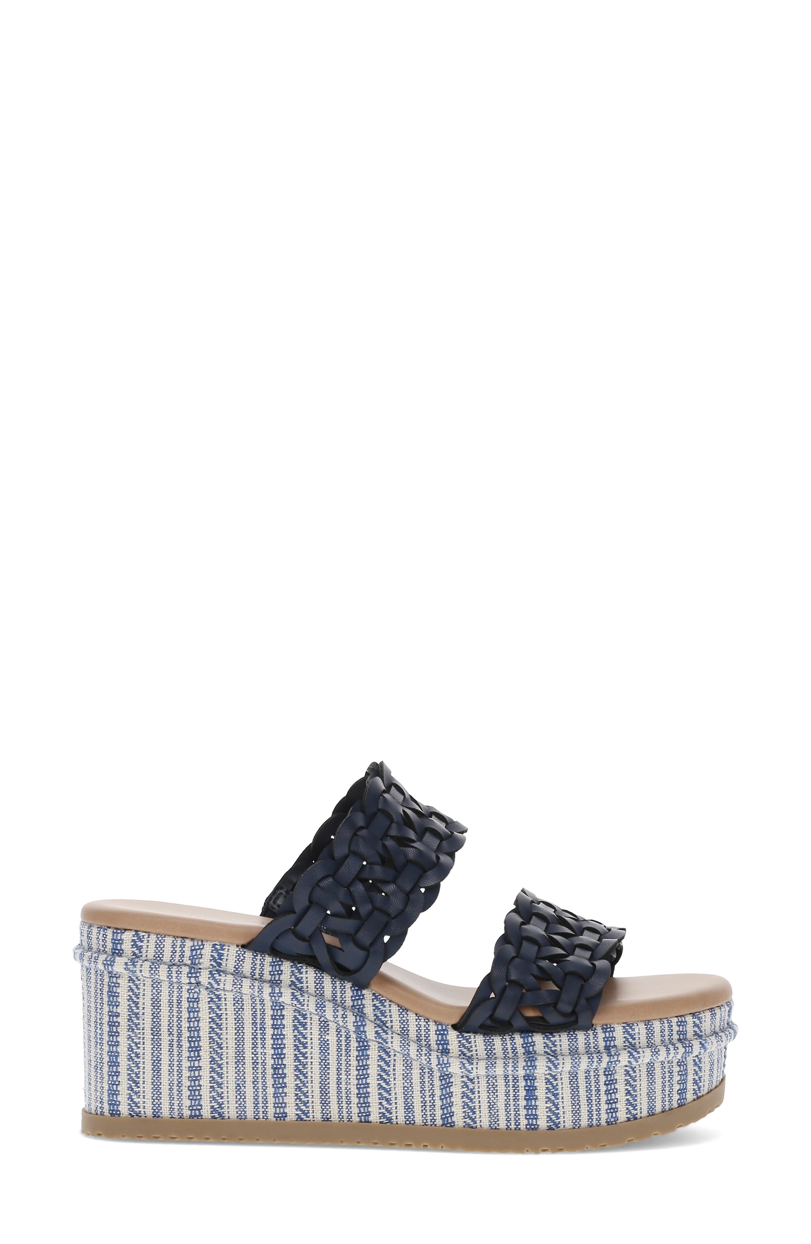 BARETRAPS Skylar Wedge Sandal, Alternate, color, Dark Navy