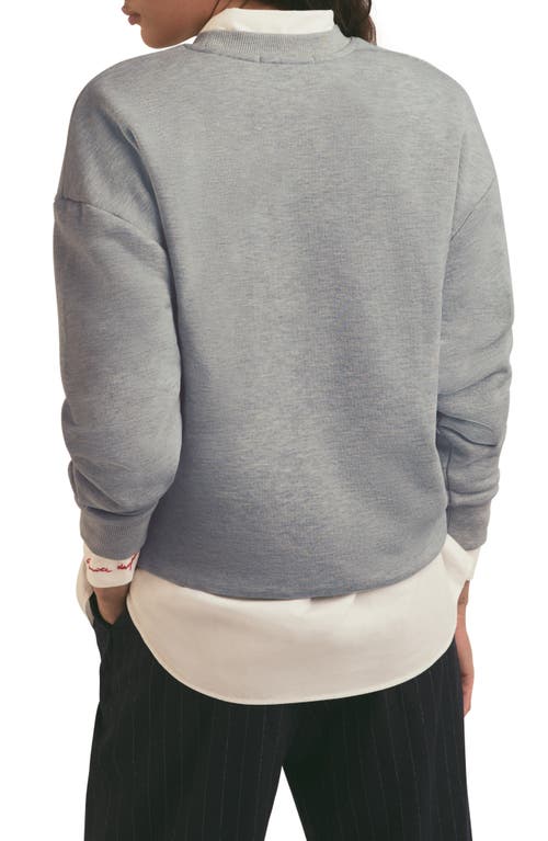 Shop Favorite Daughter Sweatshirt In Heather Grey