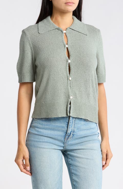 Slub Collared Sweater