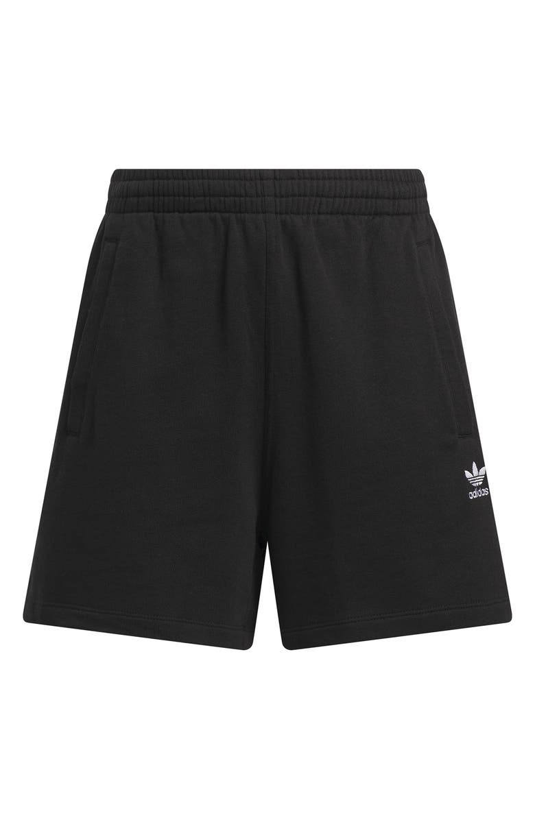 adidas Originals Essentials Trefoil Logo Shorts, Alternate, color, Black
