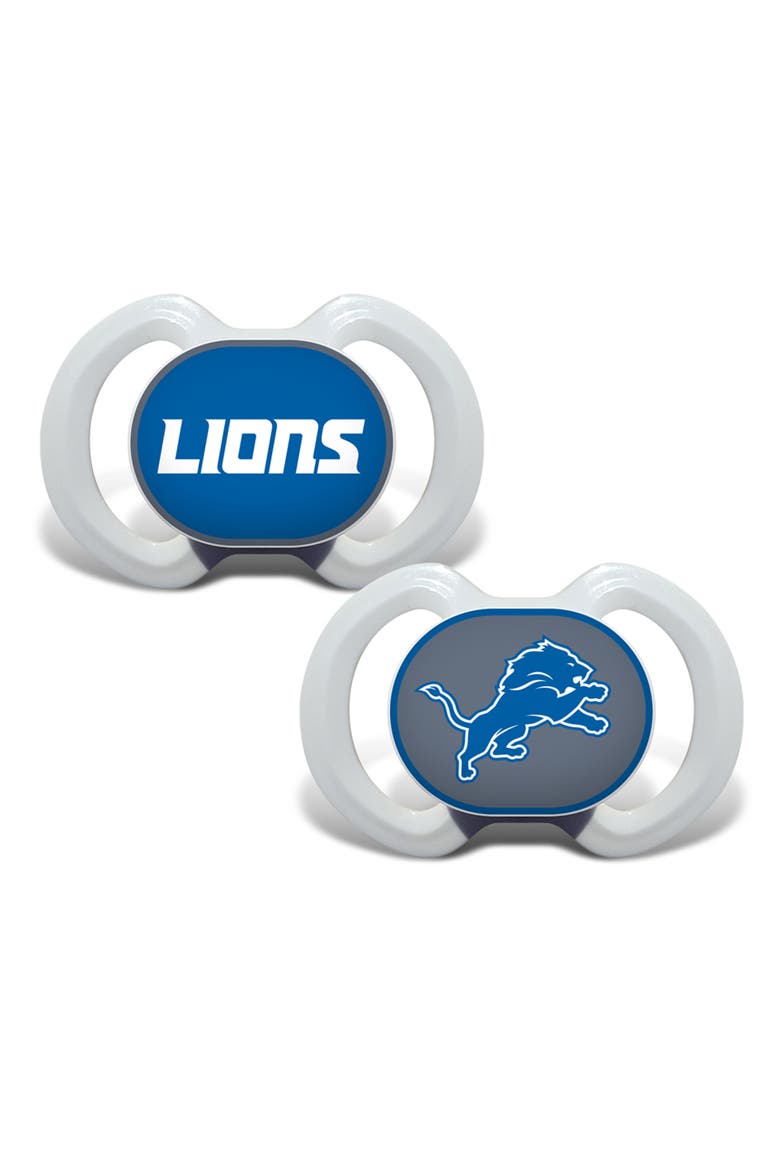 Detroit Lions Pacifier 2-Pack, Main, color, Multicolor