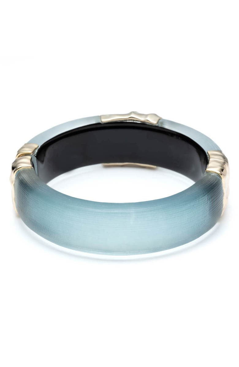 Alexis Bittar Retro Gold Collection Stone Studded Station Bangle, Alternate, color, 