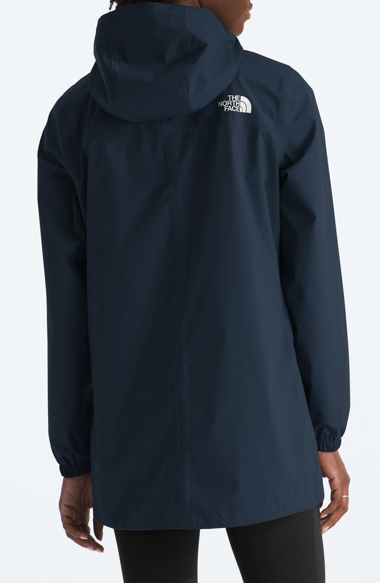 The North Face Antora Waterproof Hooded Rain Parka, Alternate, color, Summit Navy
