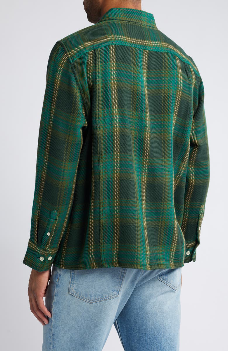 Corridor Phoenicia Plaid Organic Cotton Twill Button-Up Shirt, Alternate, color, 