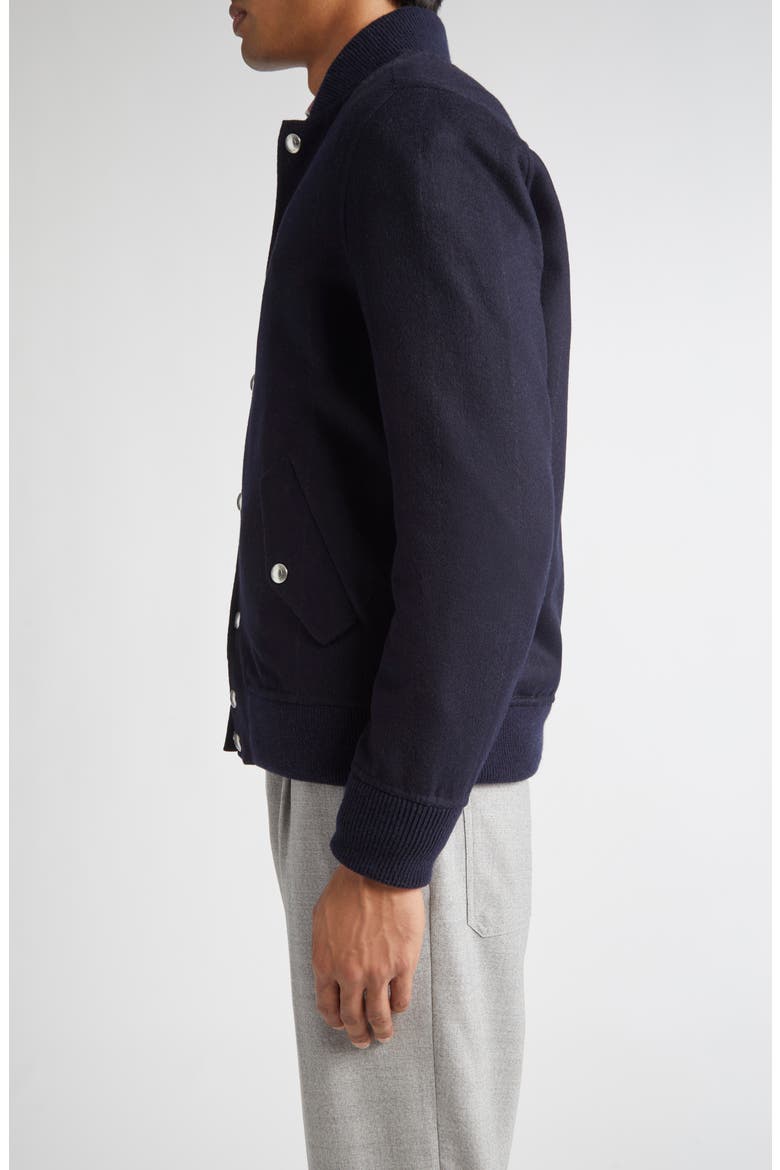 Wool Bomber Jacket, Alternate, color, 11 NAVY BLUE