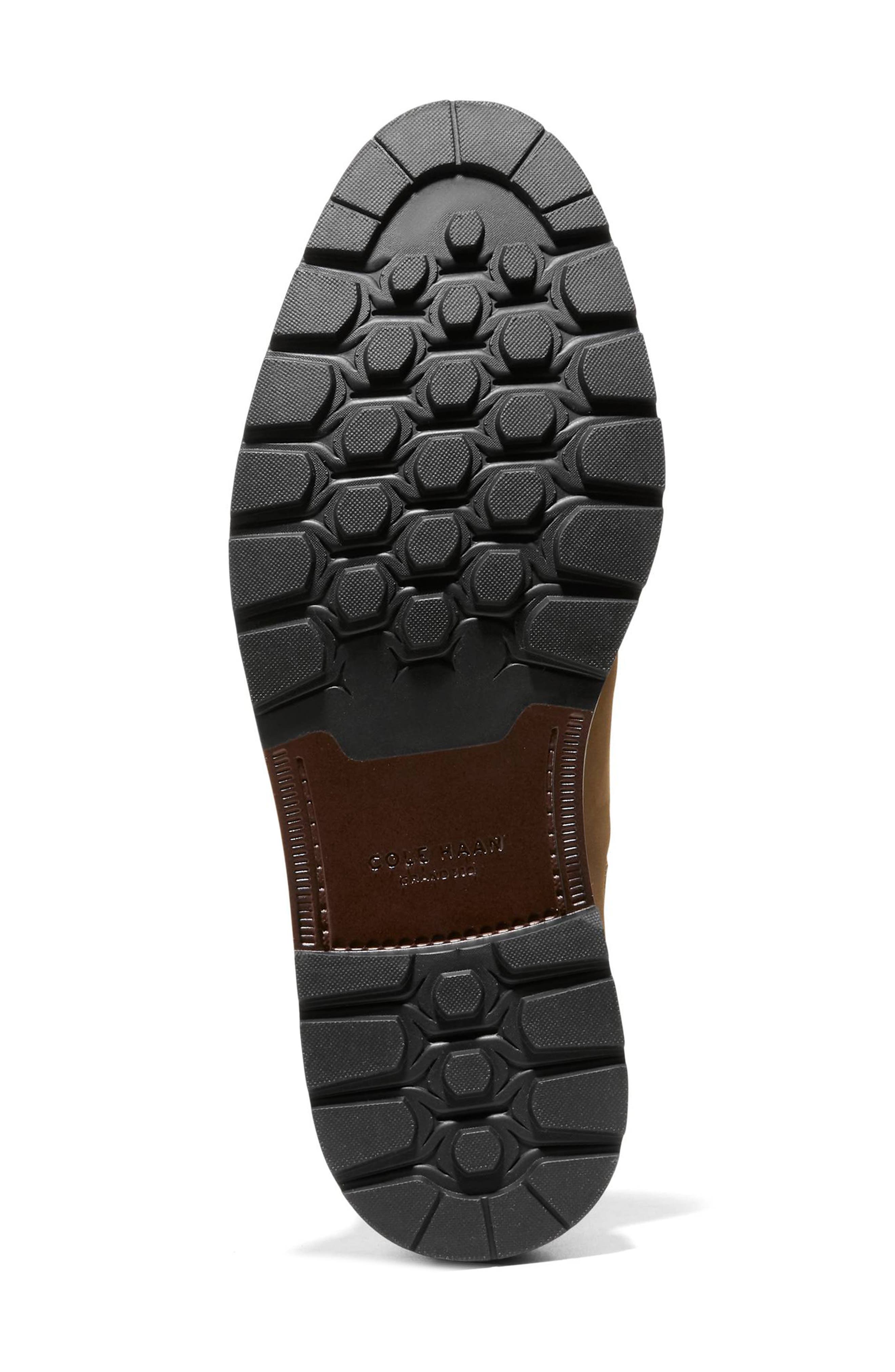 Cole Haan Chamberlin Grand Water Resistant Chelsea Boot, Alternate, color, Truffle Nubuck / Black