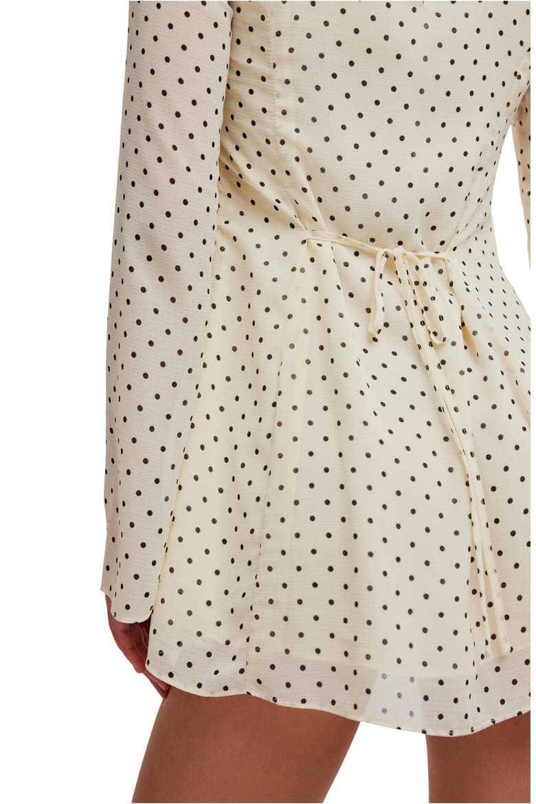 Jolie Printed Minidress, Alternate, color, DOT MIX 2 COMBO