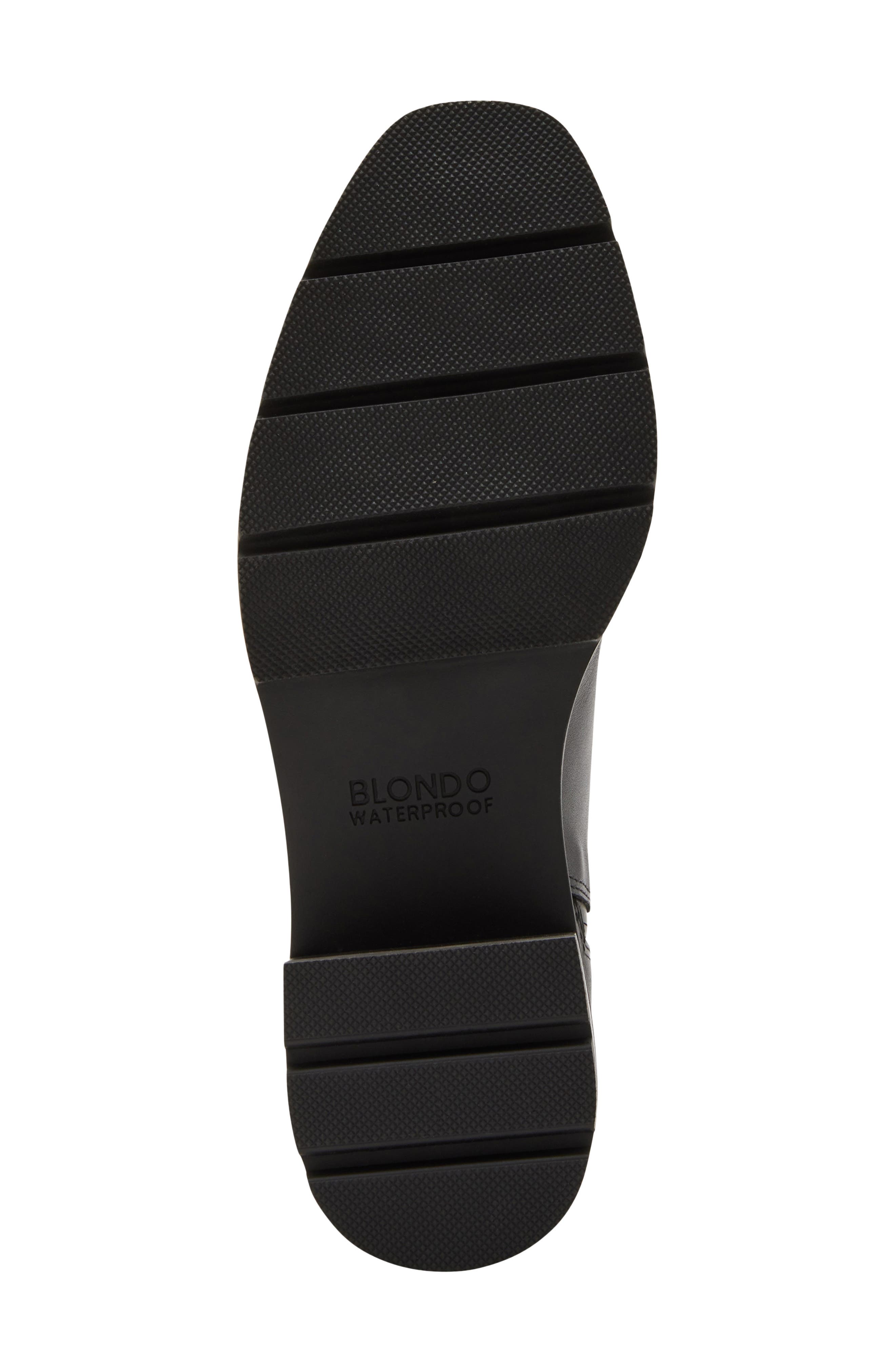 Henry Waterproof Leather Chelsea Boot, Alternate, color, BLACK LEATHER