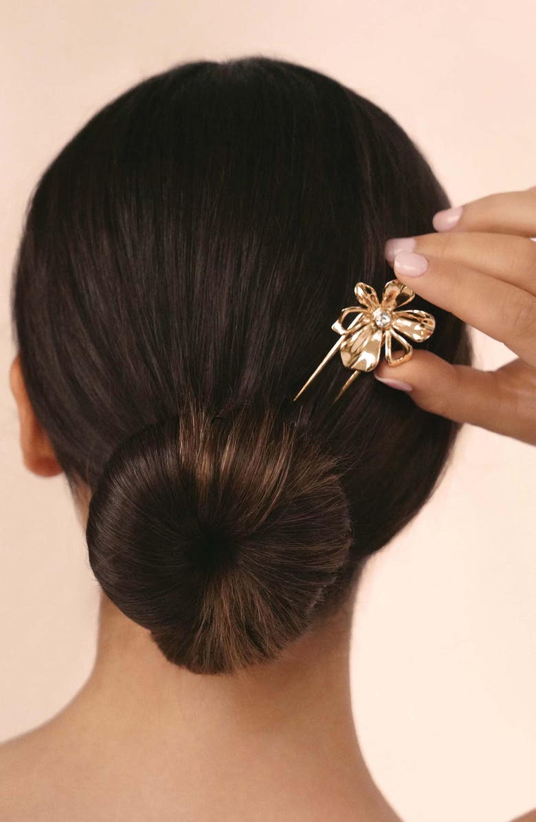 Ettika Petals Hair Pin, Alternate, color, 