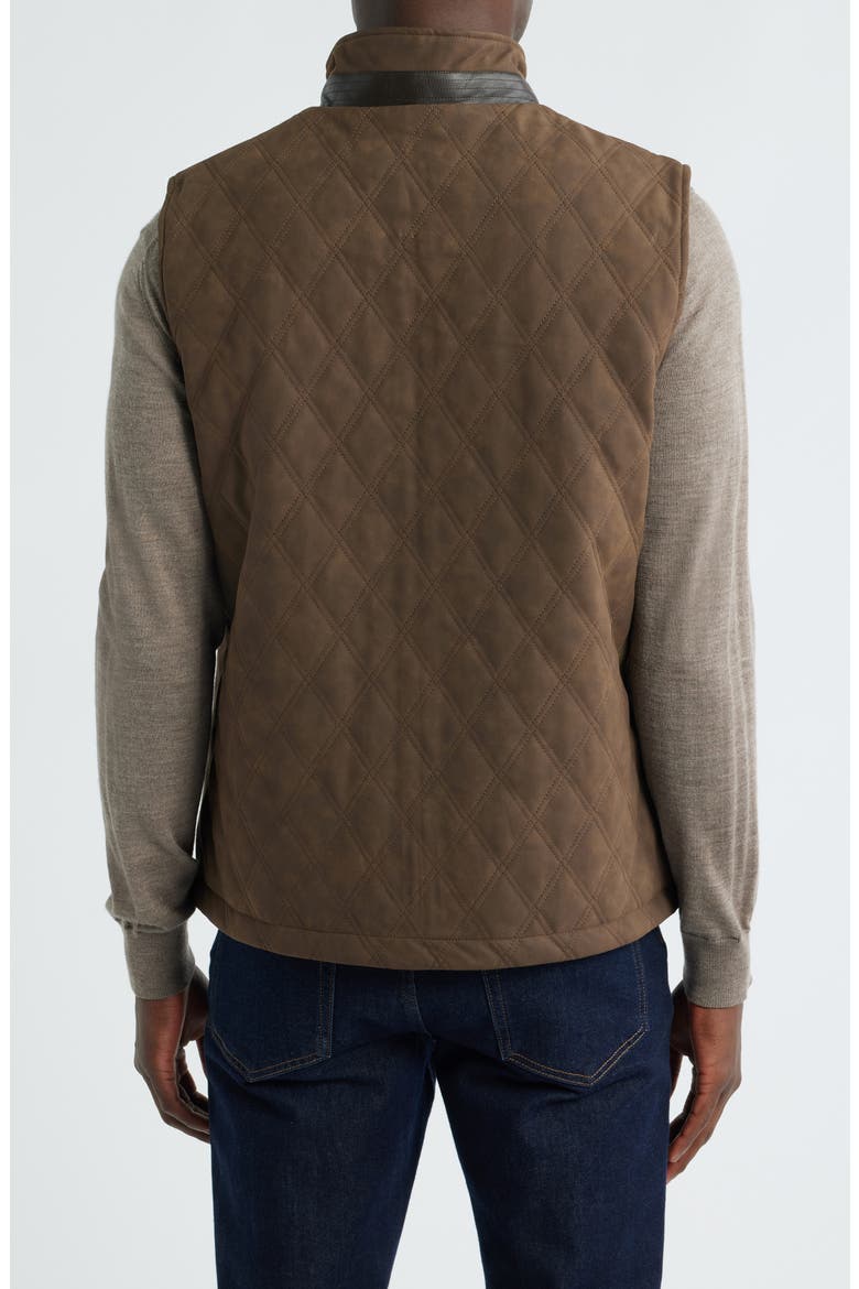 Upton Reversible Vest, Alternate, color, LIGHT BROWN/ BROWN PLAID