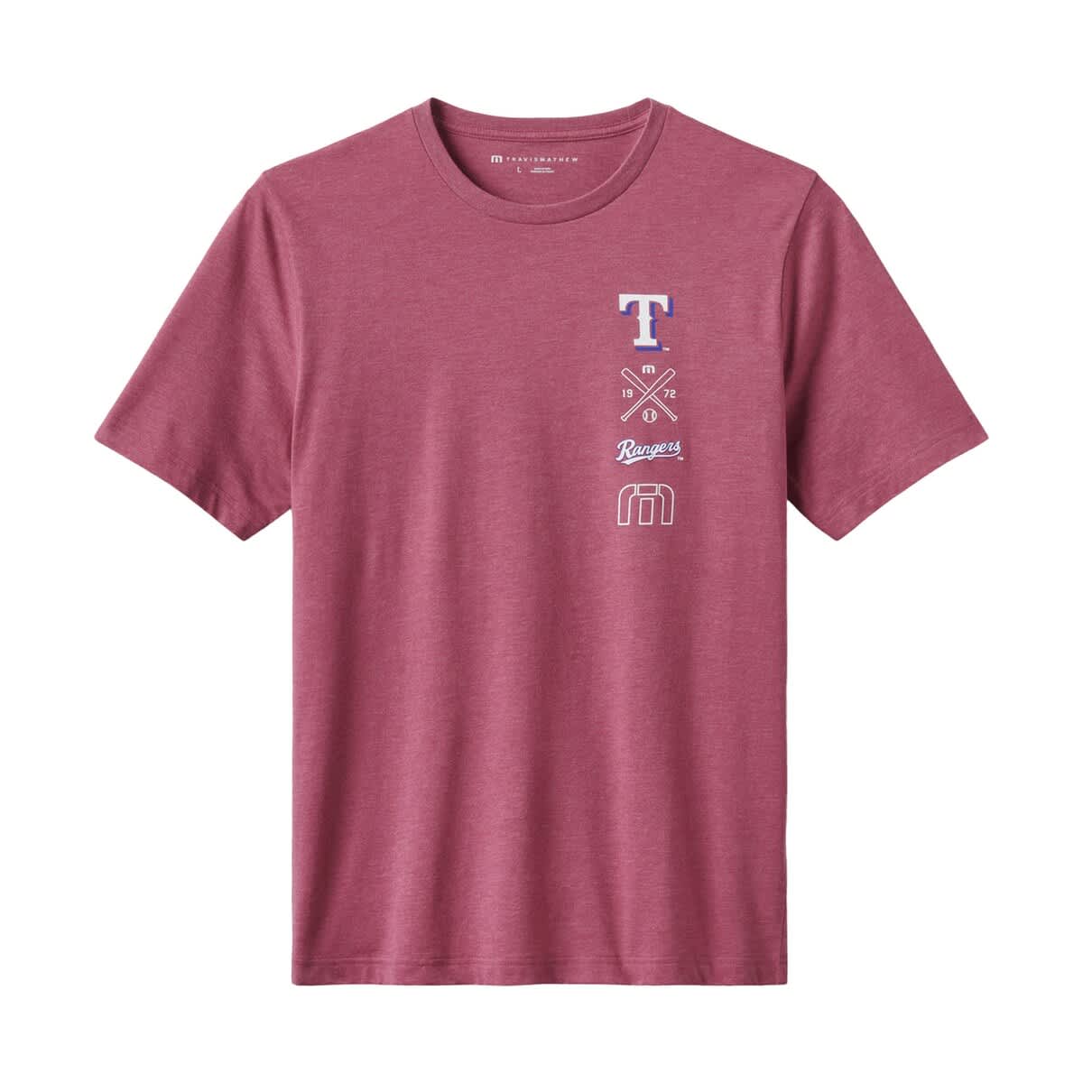 TravisMathew Men's TravisMathew Heather Red Texas Rangers Sunset Slam 2 ...