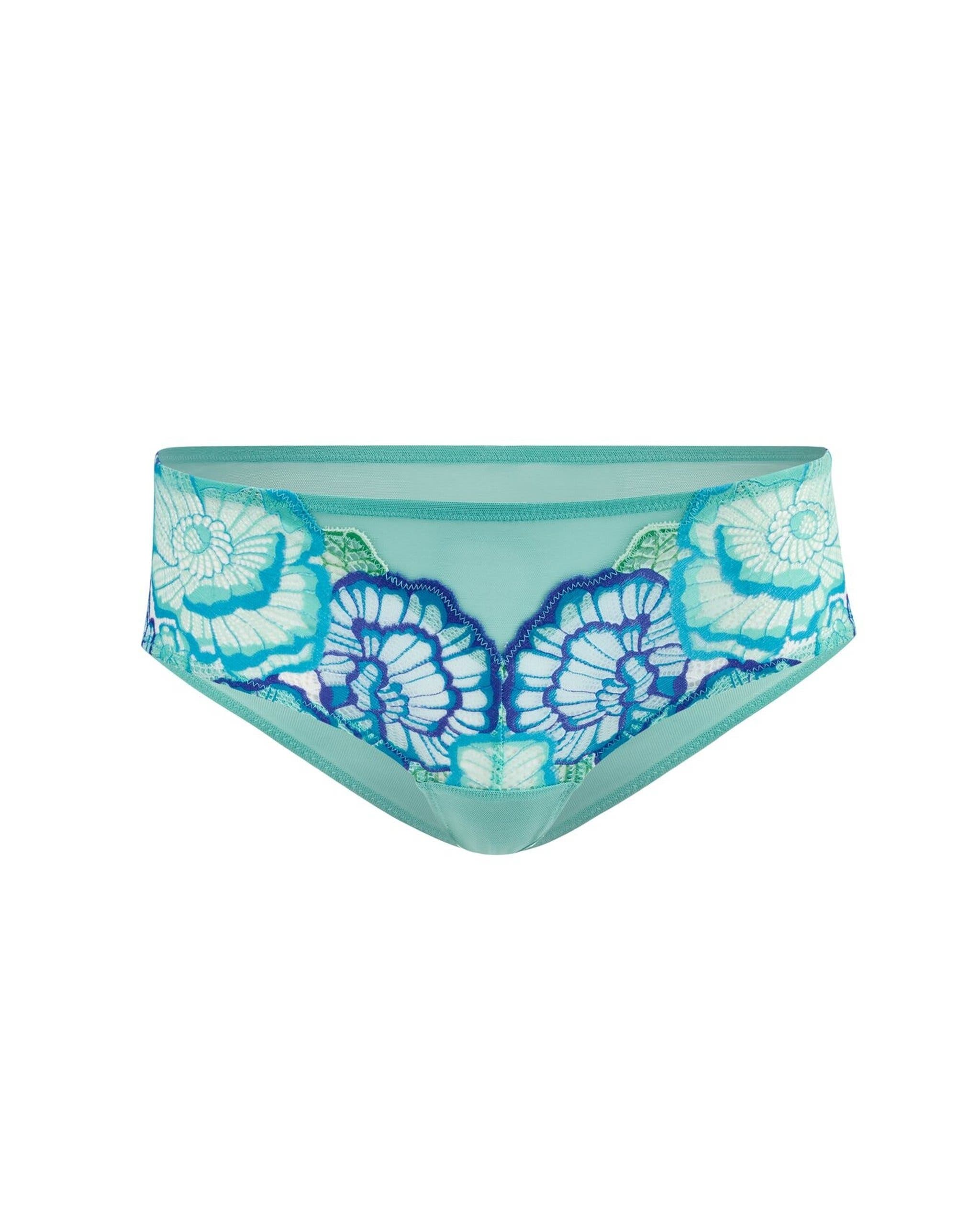 selected Floral blue