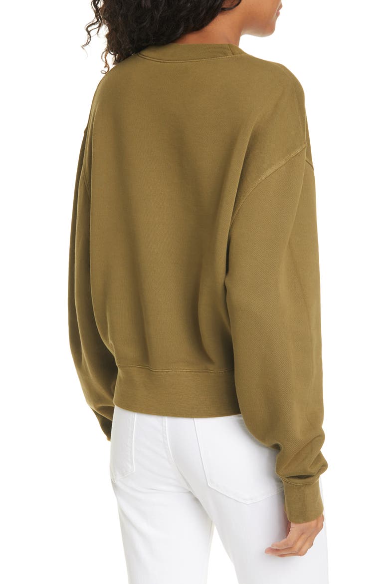 Easy Organic Cotton Sweatshirt, Alternate, color, FADED OD