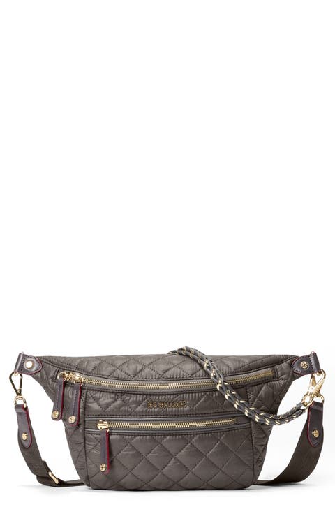 Small Crosby Quilted Nylon Convertible Sling Bag
