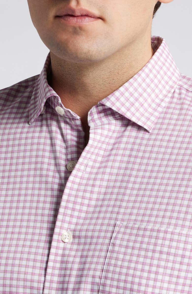 johnnie-O Dean Check Performance Button-Up Shirt, Alternate, color,