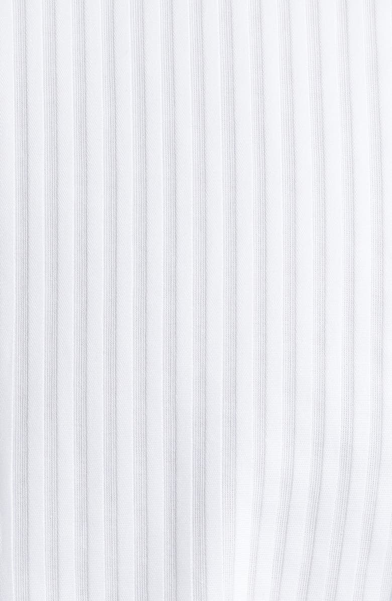 1863 by Eterna Luxury Pleat Front Non-Iron Dress Shirt, Alternate, color, White