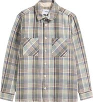 Wax London Whiting Basketweave Overshirt