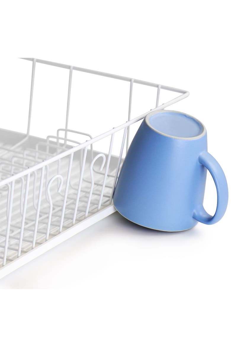 17.5 Inch Dish Rack, Alternate, color, White