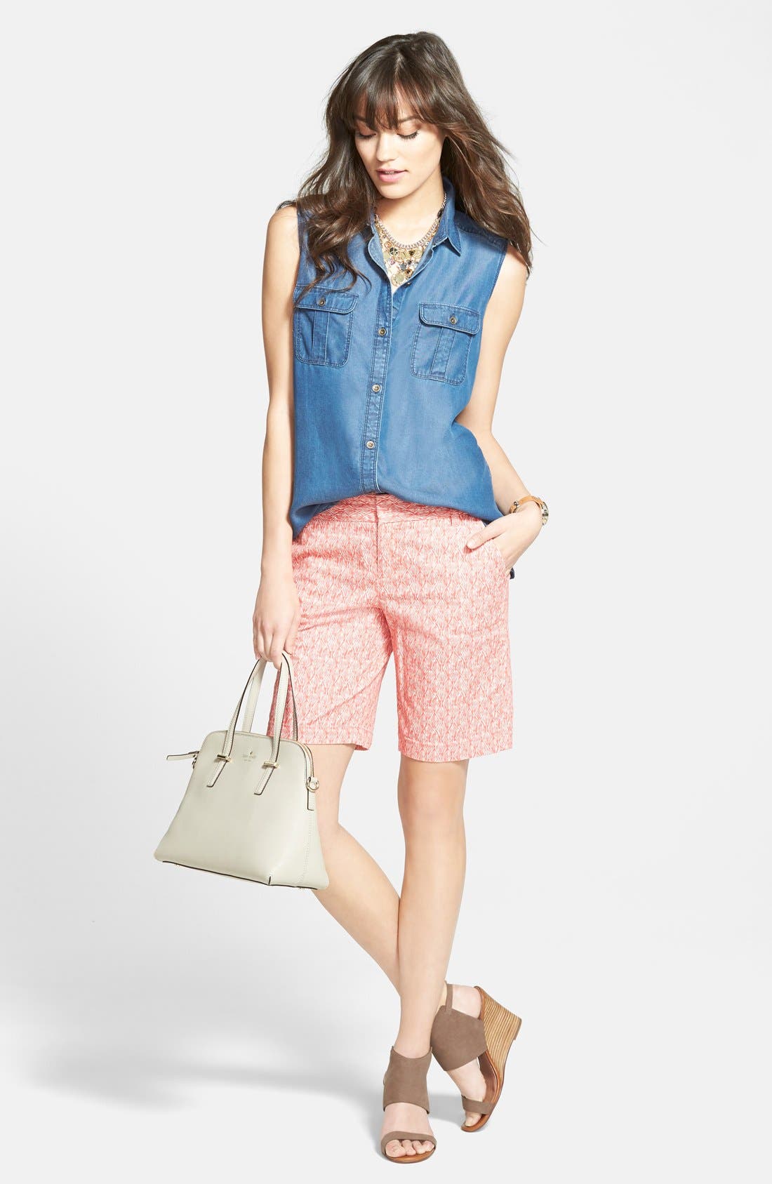 Halogen<sup>®</sup> 'Clarette' Wedge Sandal, Alternate, color, 