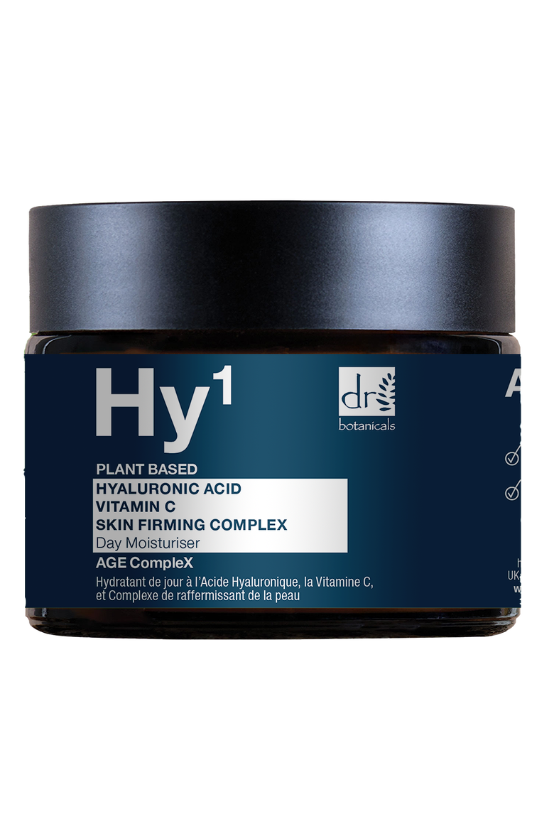 Hyaluronic Acid 1% & Vitamin C 1% & Skin Firming Complex 1% Day Moisturizer 60ml for Dryness, Fine Lines & Wrinkles, Main, color, White