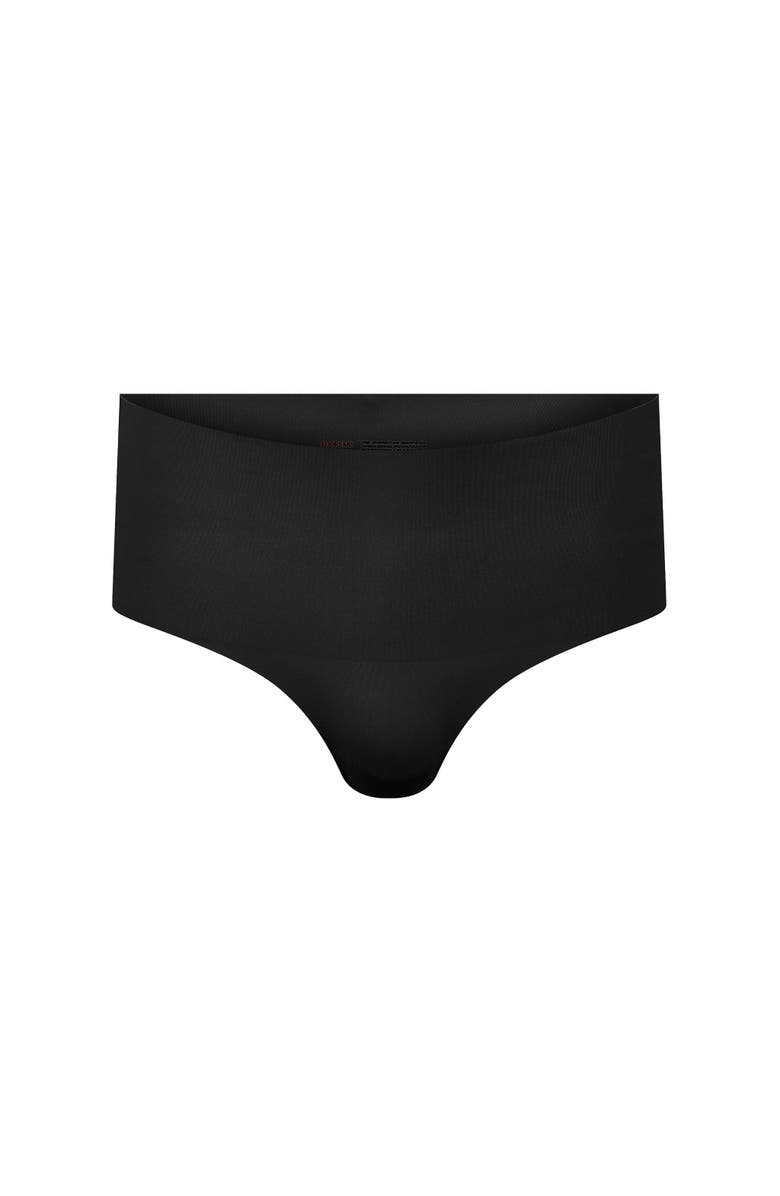Adore Me Gabbie Thong Panties, Alternate, color, Black