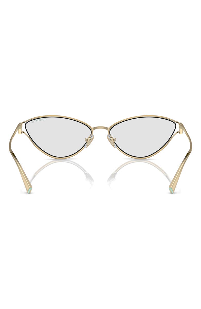 Tiffany & Co. 61mm Cat Eye Sunglasses, Alternate, color, Pale Gold / Photo Azure