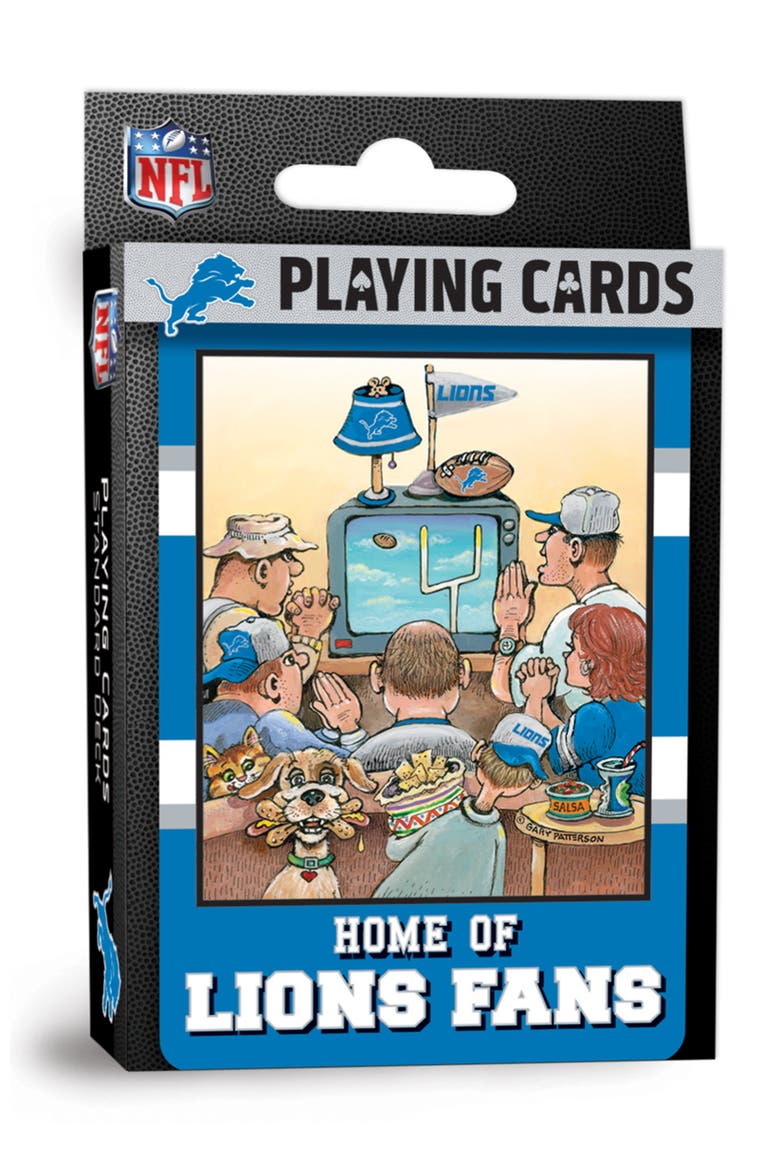 Detroit Lions Fan Deck Playing Cards, Main, color, Multicolor