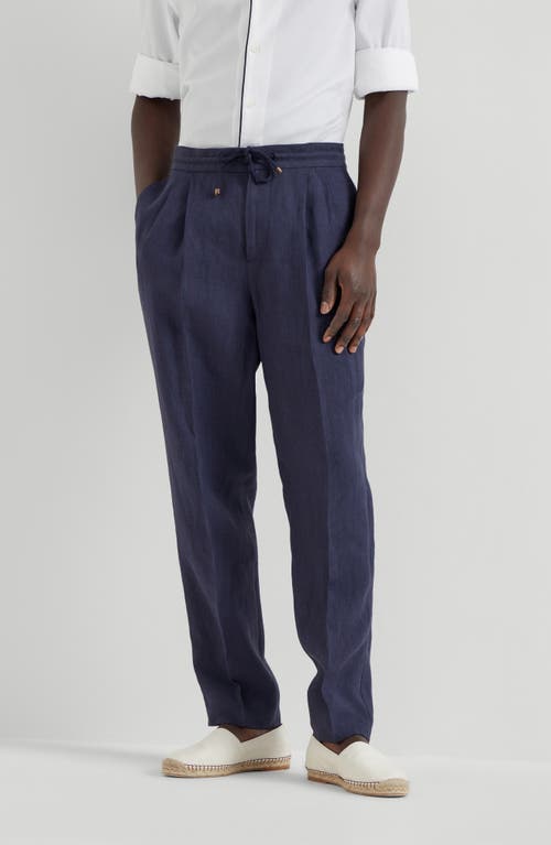 Brunello Cucinelli Leisure Fit Trousers With Double Pleats