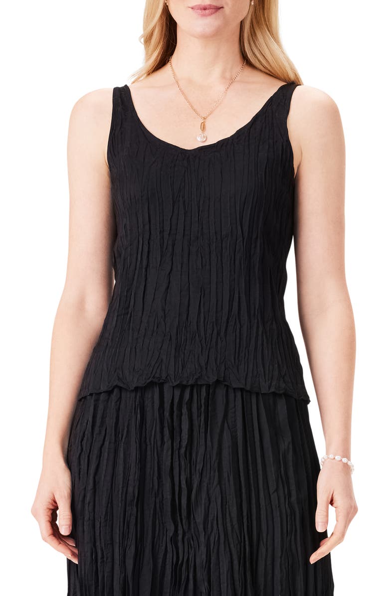 NIC+ZOE Crinkle Crush Plissé Tank, Alternate, color,