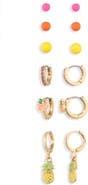 Leith 6-Pack Citrus Assorted Earrings