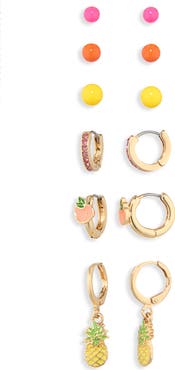 Leith 6-Pack Citrus Assorted Earrings