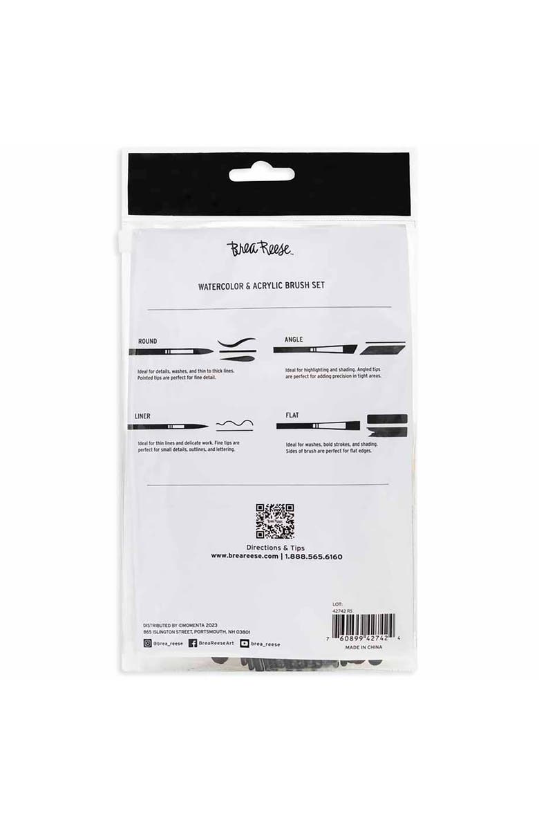 Brea Reese Brush Set Value Pack 25Pc, Alternate, color, Black