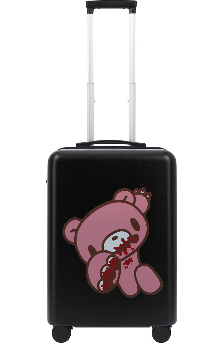 Ful GLOOMY BEAR 22.5" CARRY-ON LUGGAGE, Alternate, color, Black