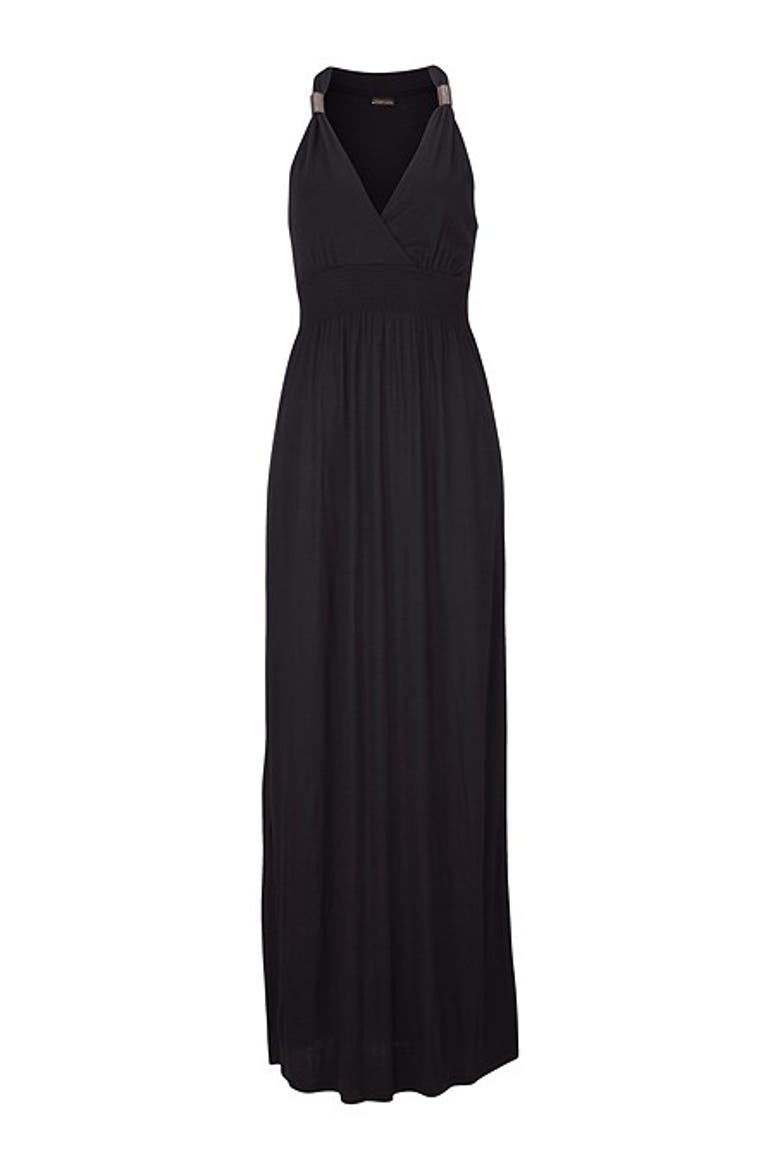 Women's Sleeveless Maxi Dress, Alternate, color, Black